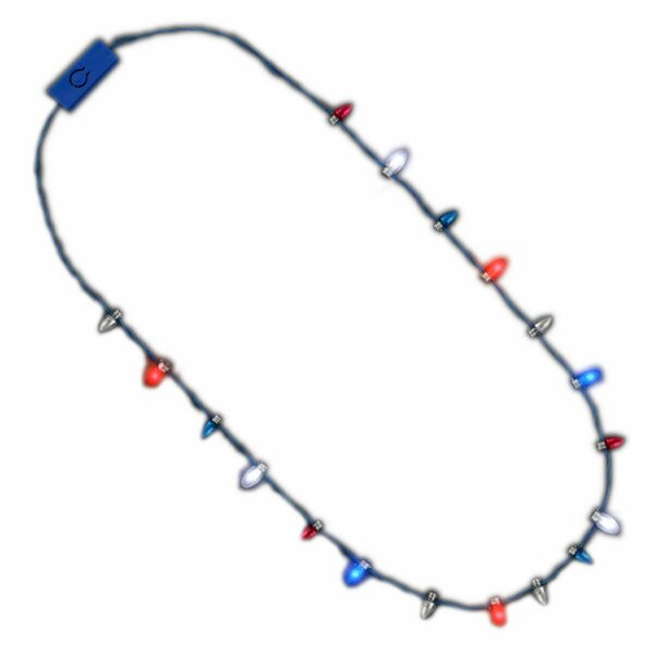 Endless Games Patriotic 4th of July Mini Bulb Necklace EN3330093